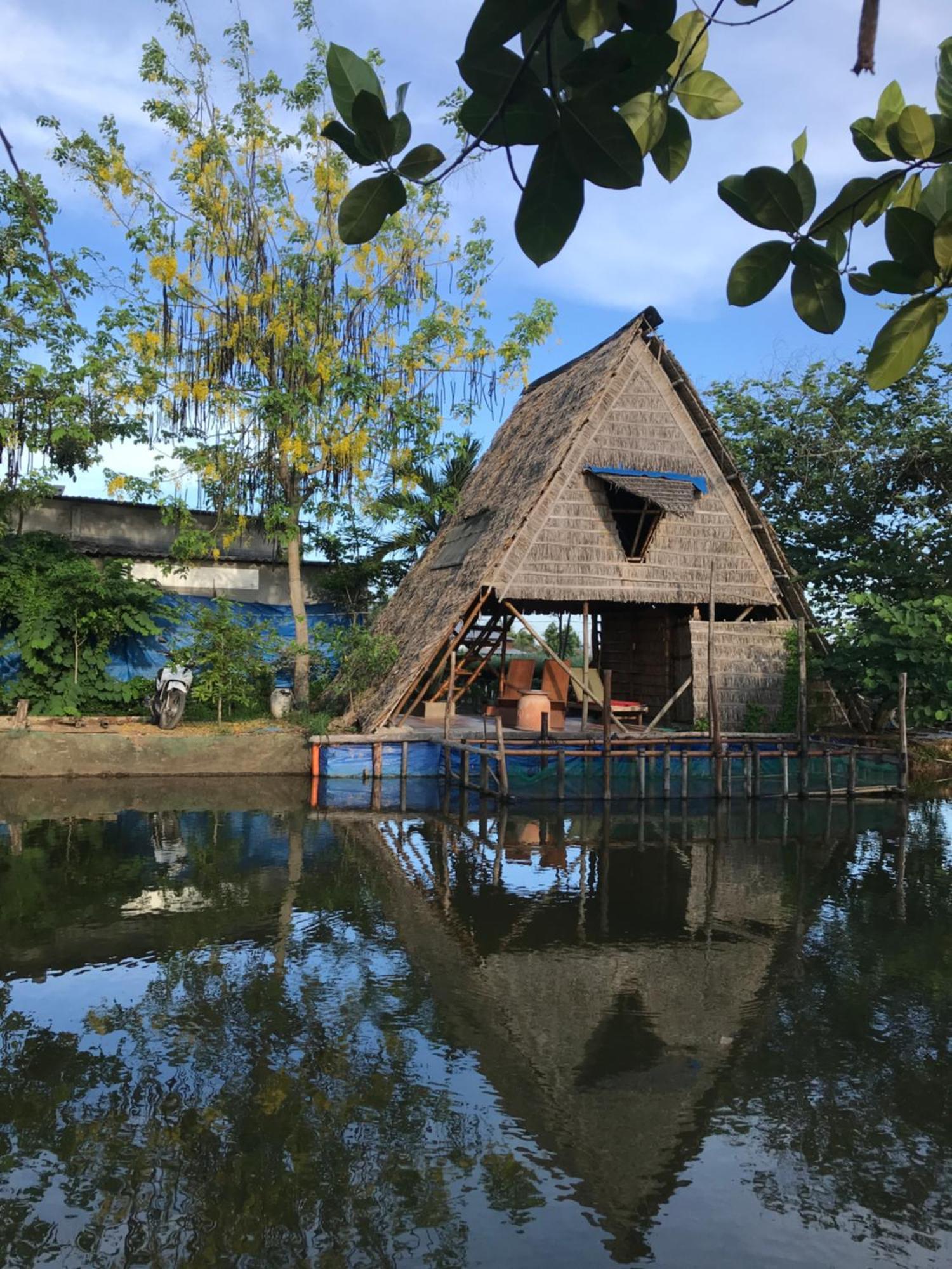 Maison En Bambou Phong-Le Vent Sa Dec Exterior foto