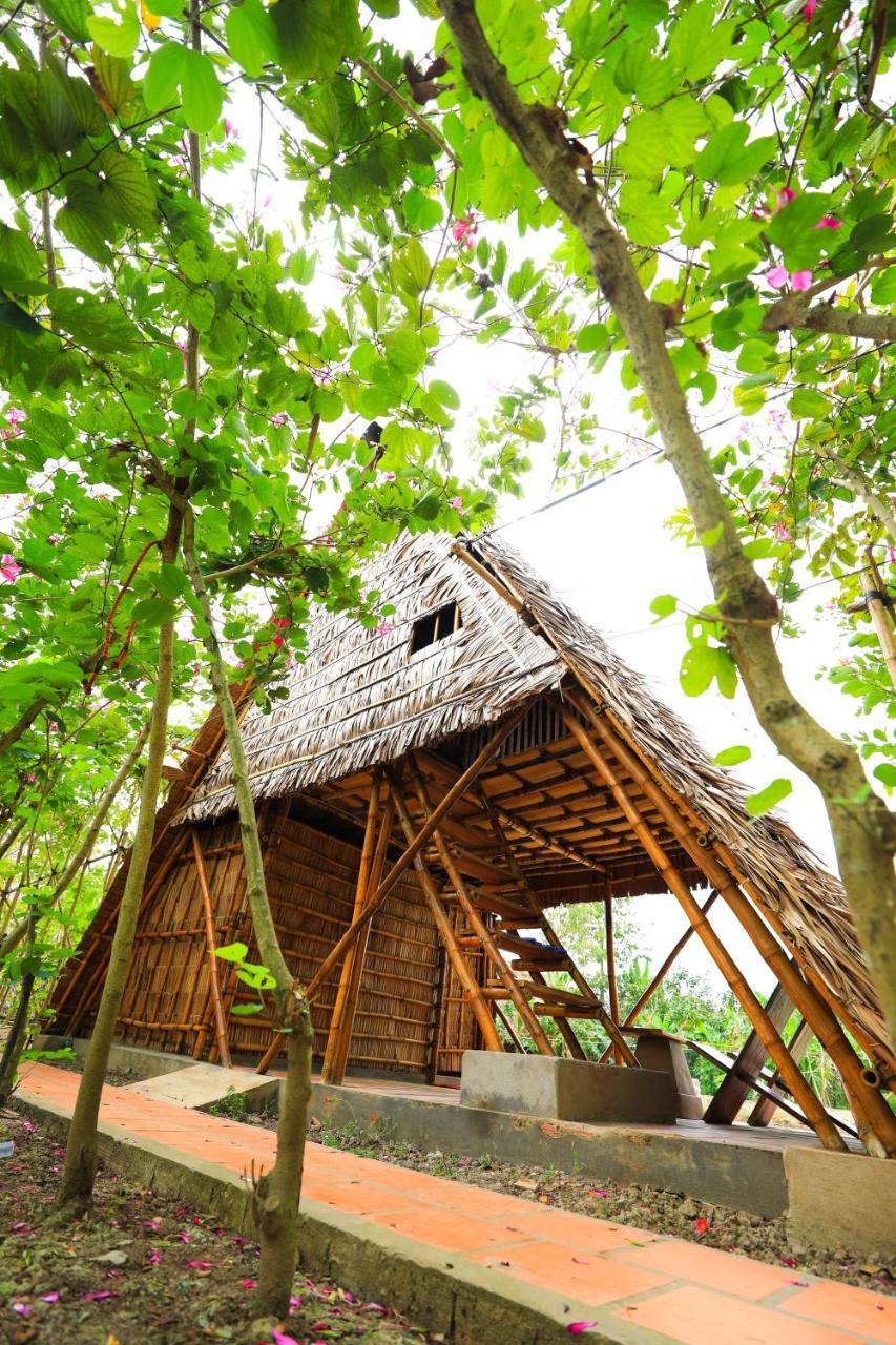 Maison En Bambou Phong-Le Vent Sa Dec Exterior foto